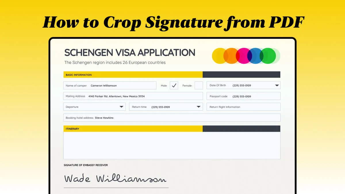 How to Crop Signature from PDF? (3 Ways)