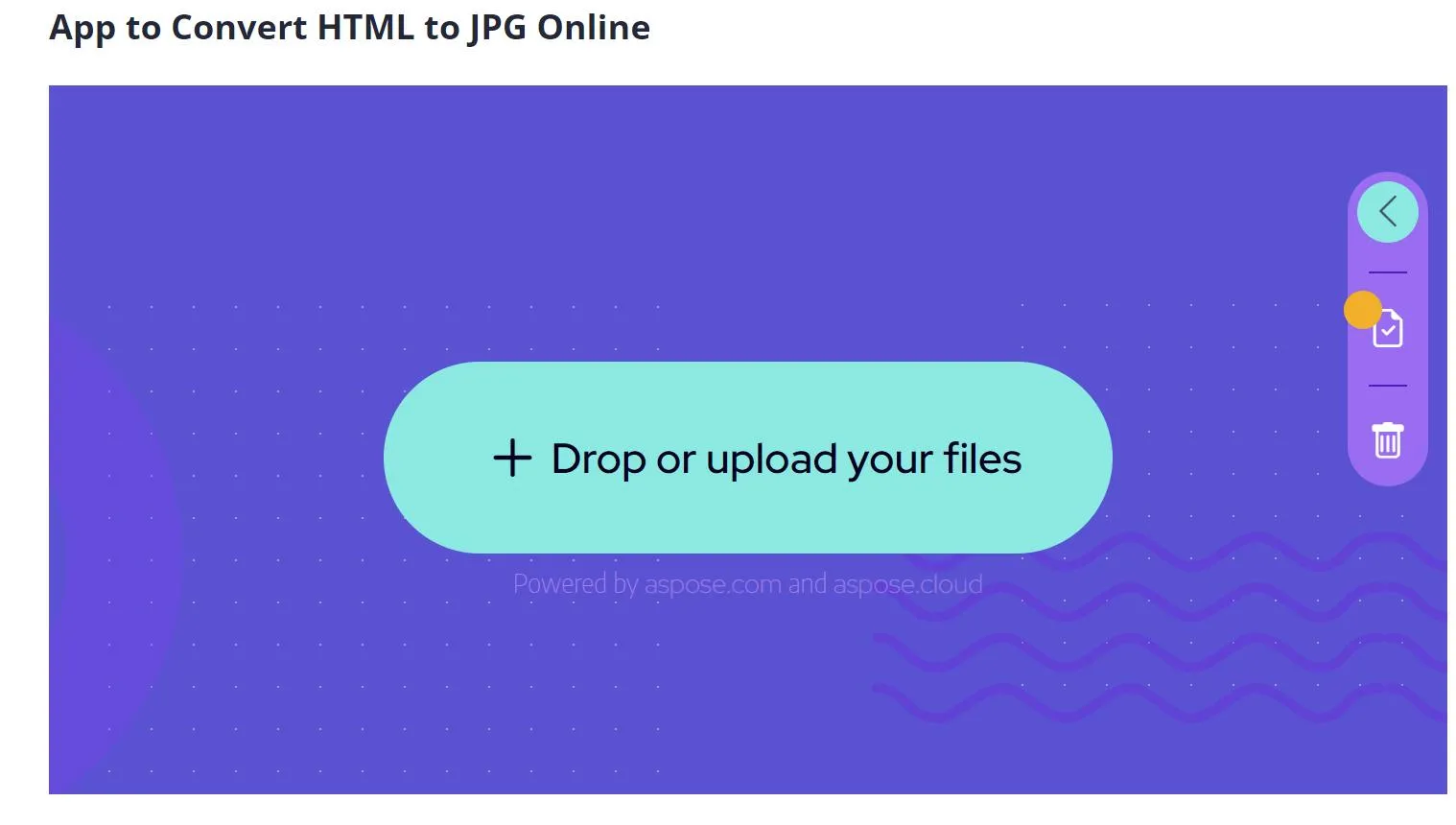 Convertire da HTML a JPEG con FileFormat