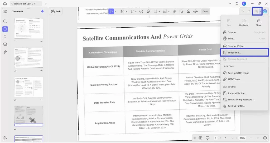 image pdf