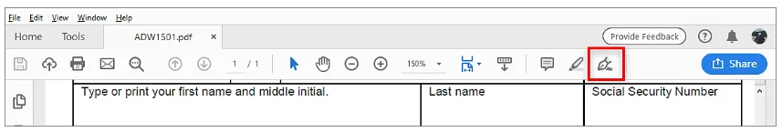 Adobe Acrobat을 사용하여 PDF에 서명할 수 있는 추가 서명을 만드는 방법