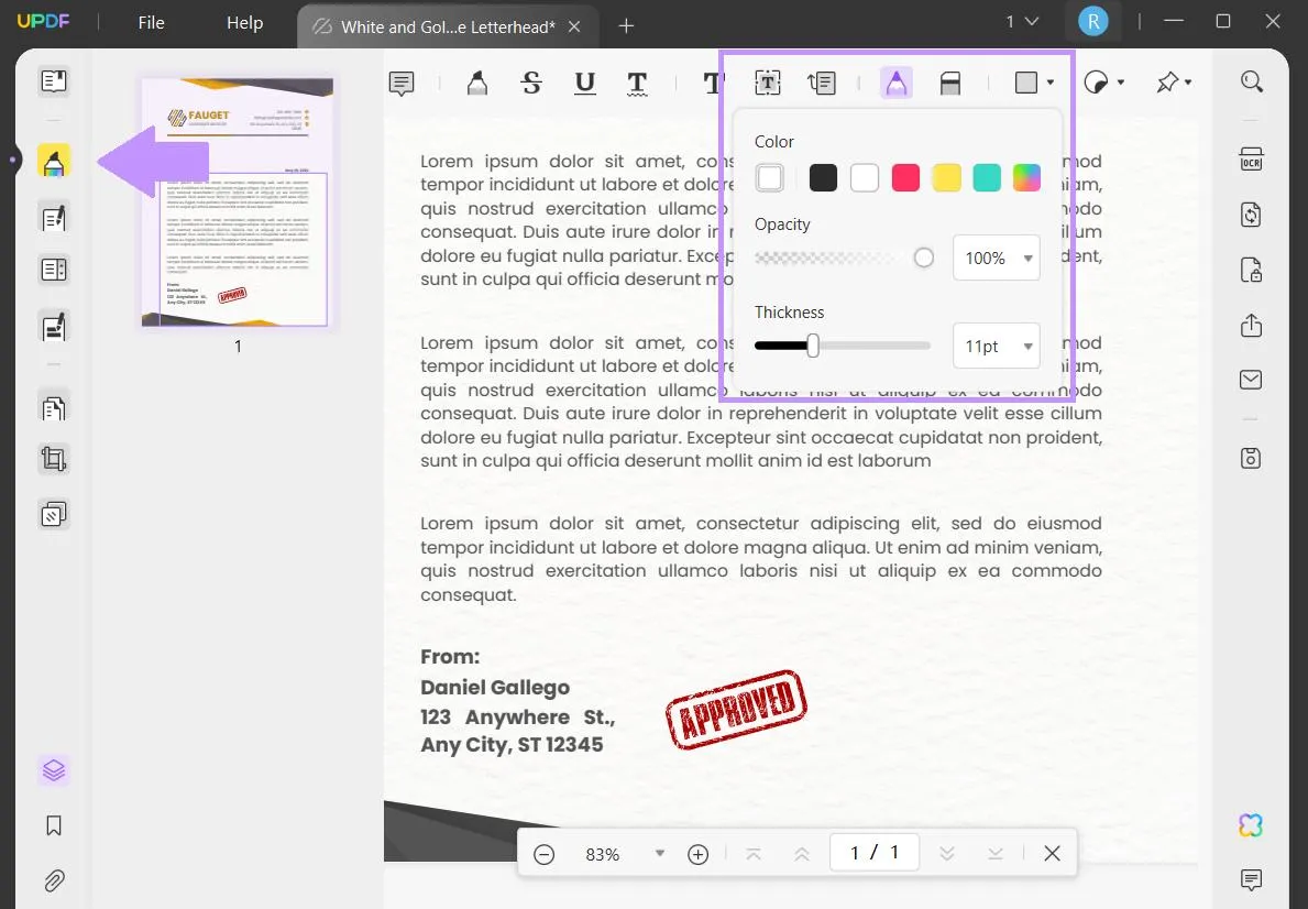 Rendere un PDF firmabile tramite disegno