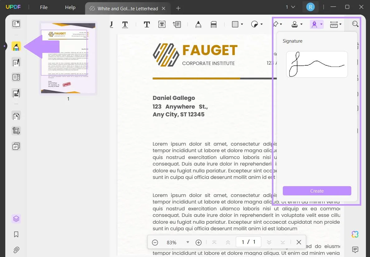 how to make a pdf signable add signature to make PDF signable with UPDF