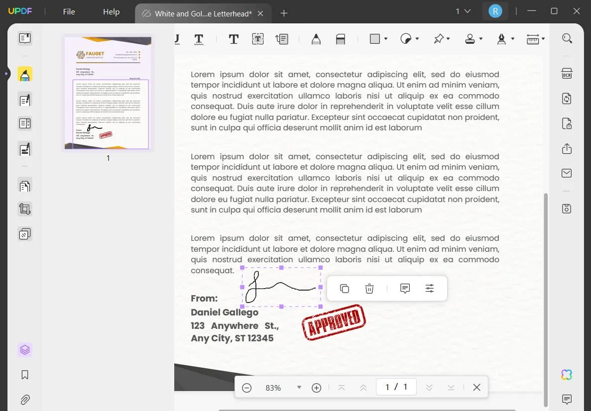 how to make a pdf signable finish to sign PDF with UPDF