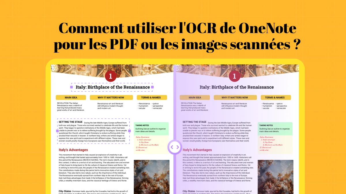 Utilisez l'OCR de OneNote pour reconnaître les PDF scannés