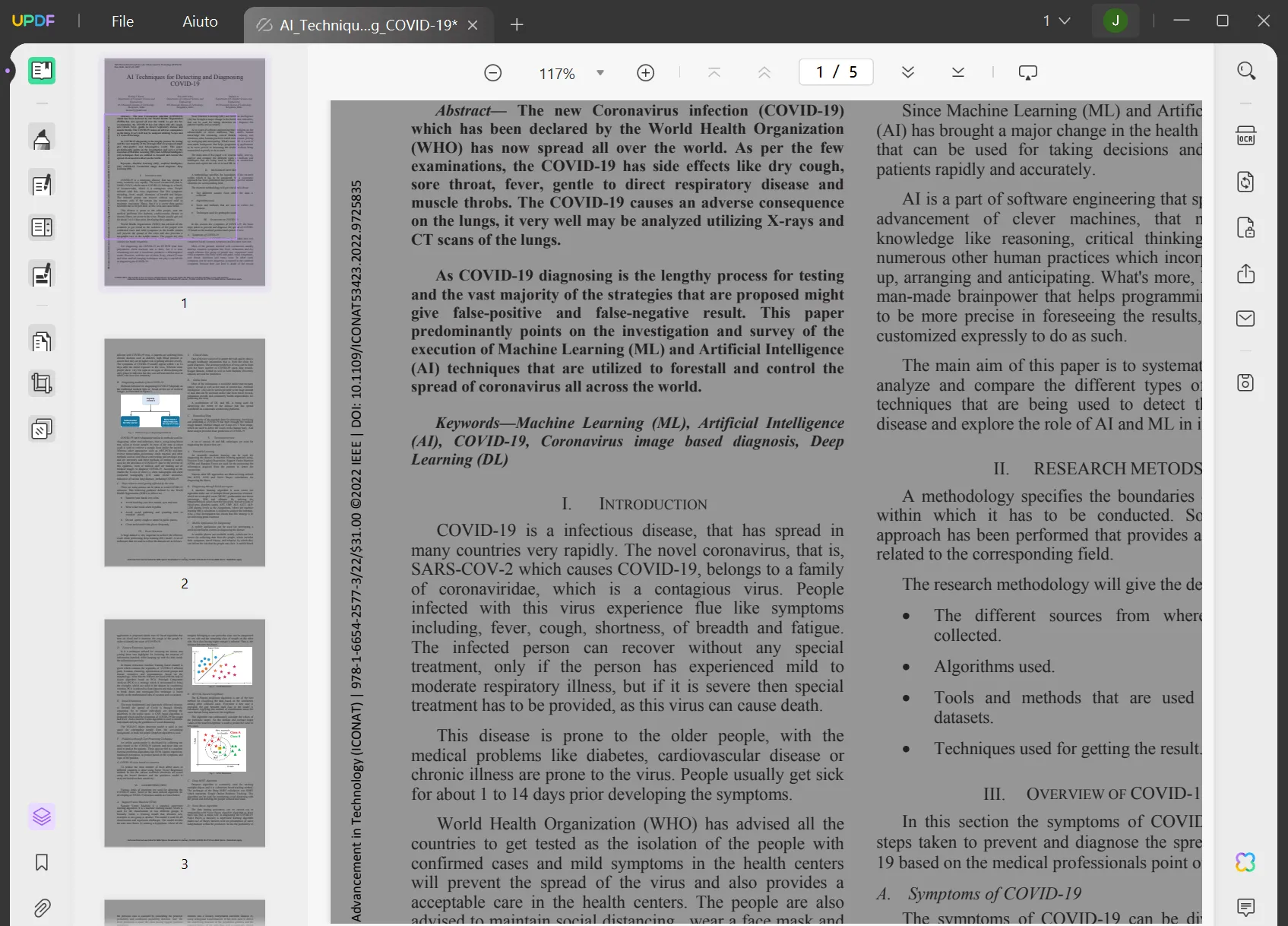 Rendere trasparente lo sfondo di un PDF con UPDF