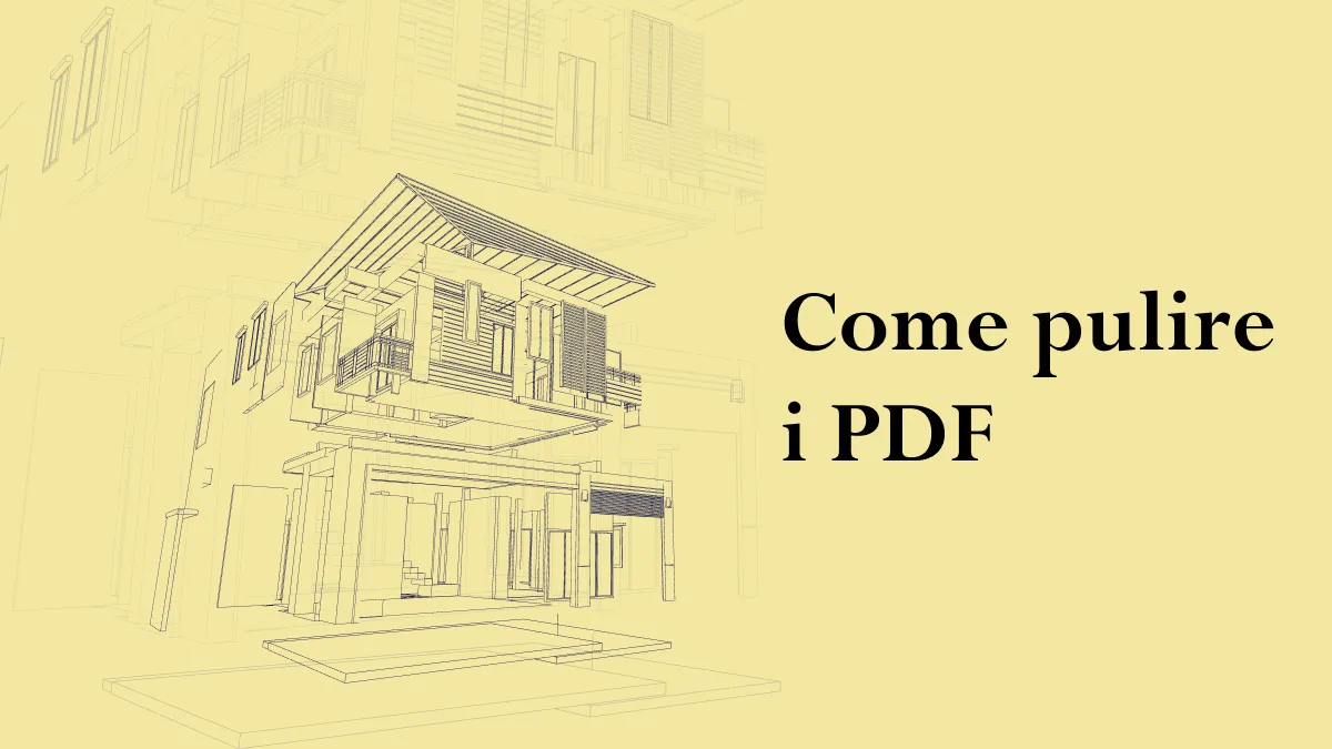 Come pulire i PDF