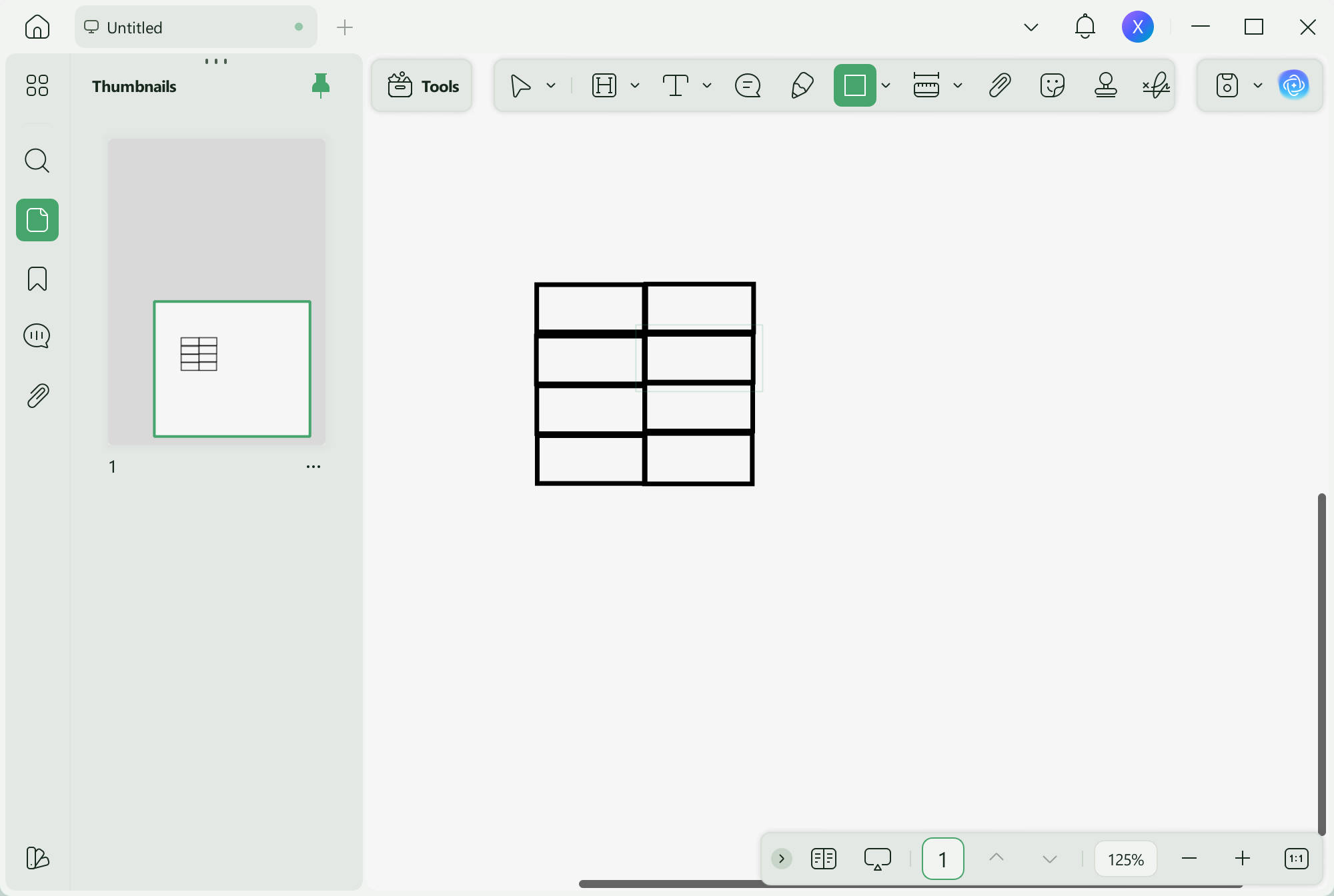 create a table in pdf copy and paste the rectangle to create a PDF table in UPDF