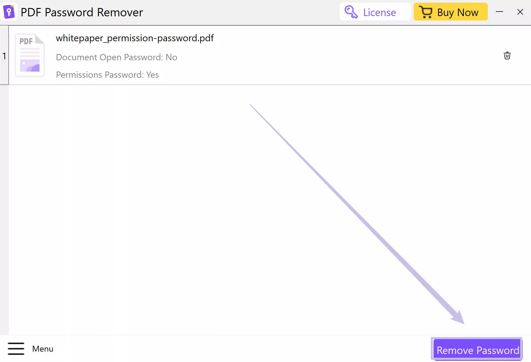 remover senha