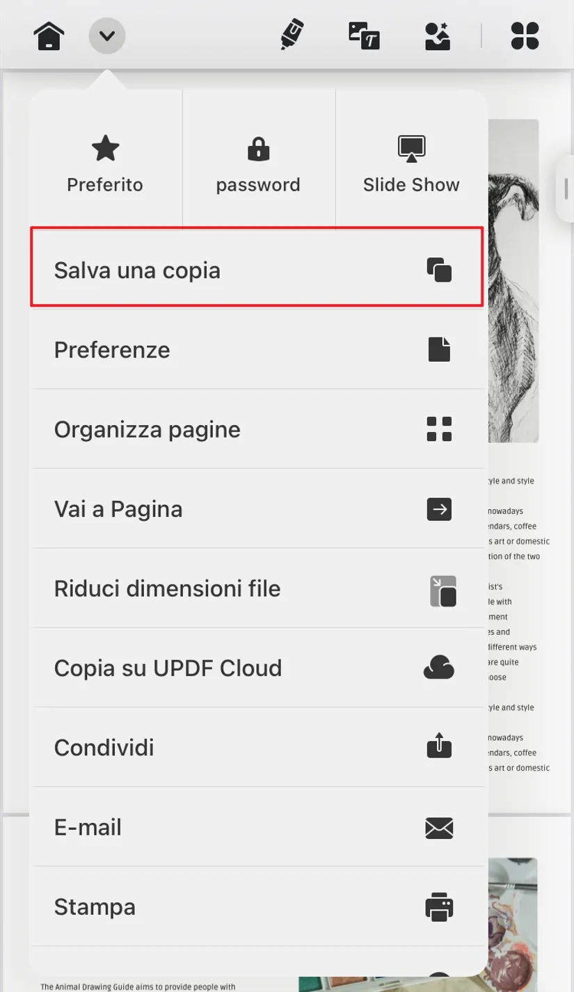 salvare PDF su iPhone e iPad