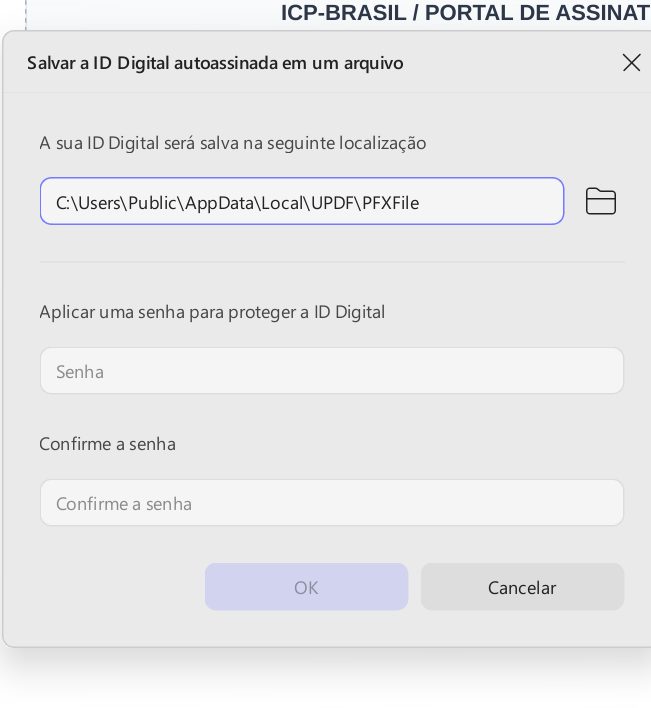 salvar id digital