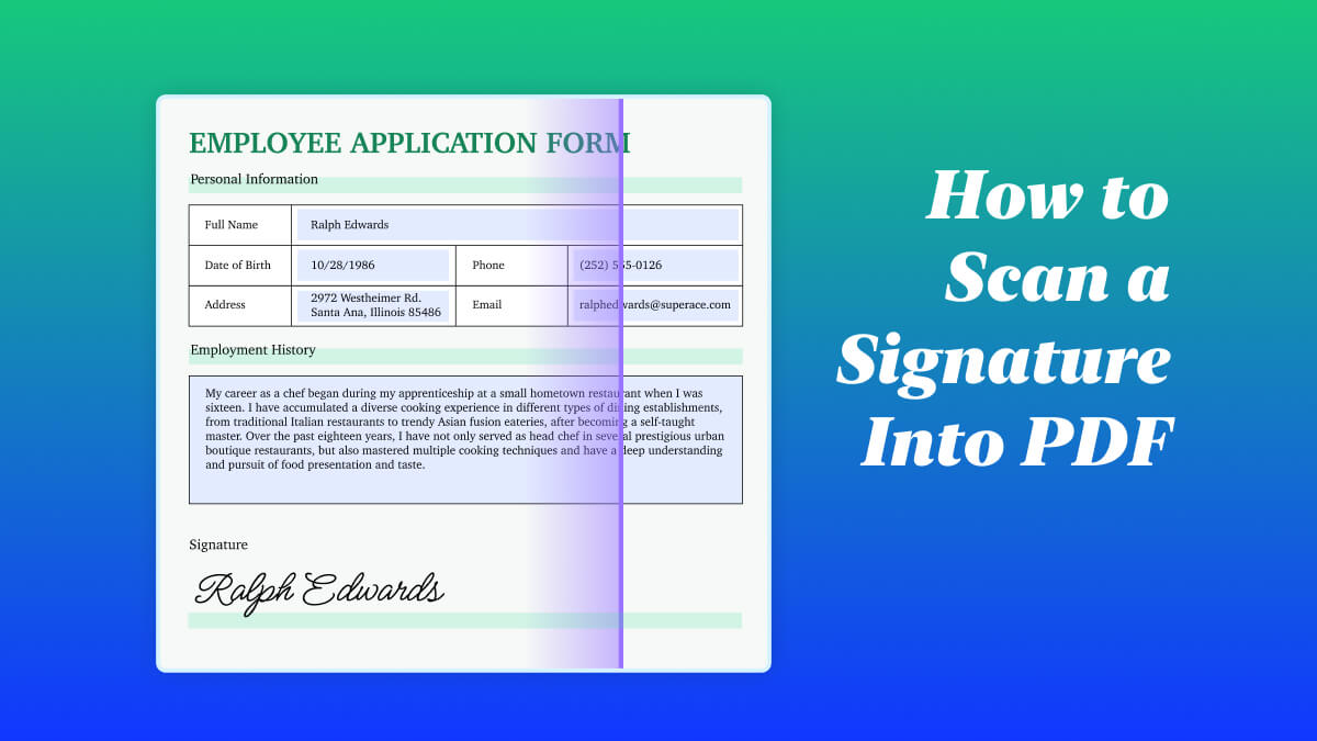 How to Scan a Signature into PDF? (Easy and Fast)| UPDF