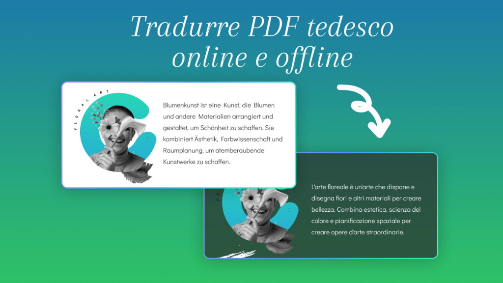 Tradurre PDF tedesco con AI online e offline | UPDF