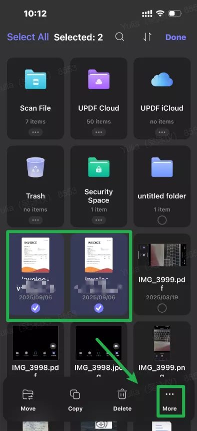 ضغط pdf iphone