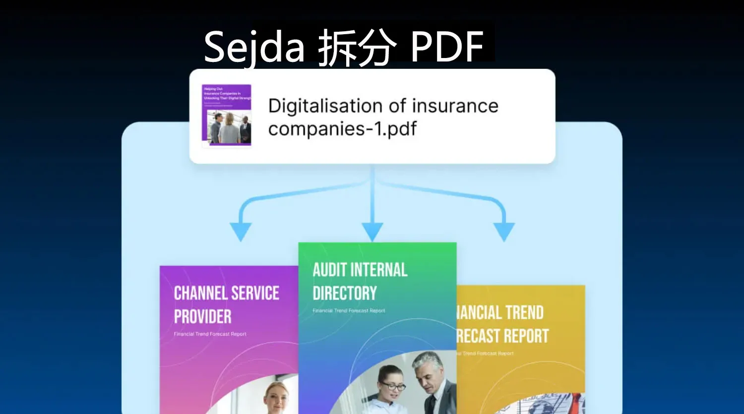 使用 Sejda 及其替代方案拆分 PDF