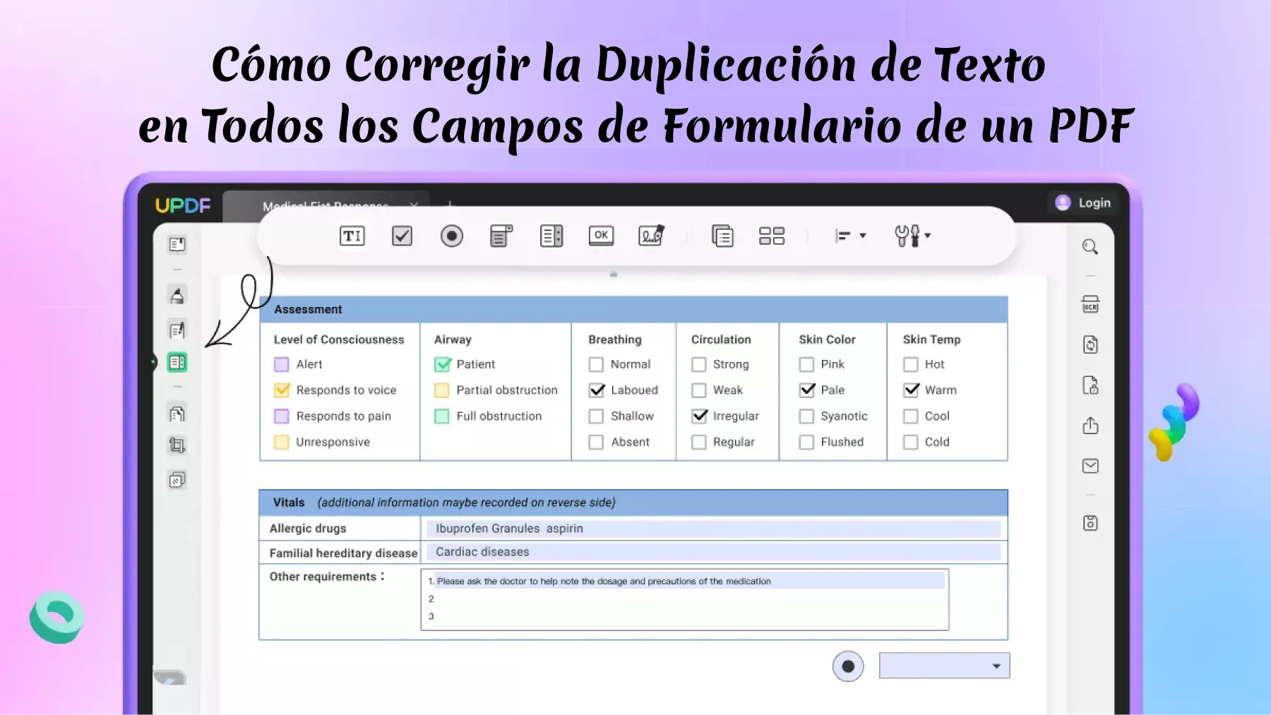 Cómo Corregir la Duplicación de Texto en Todos los Campos de Formulario de un PDF