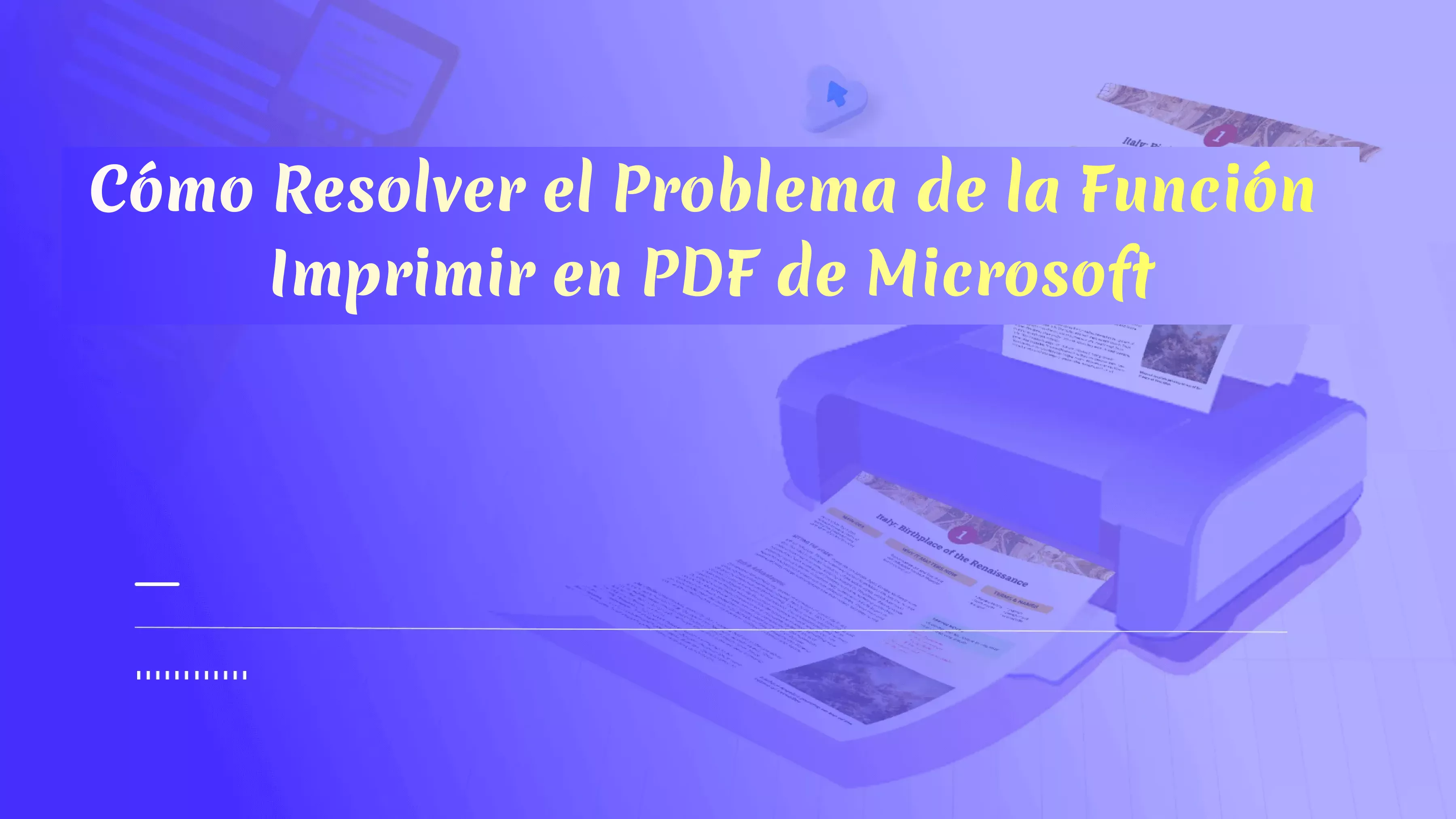 ¿Cómo Resolver el Problema de la Función Imprimir en PDF de Microsoft? (5 Soluciones)