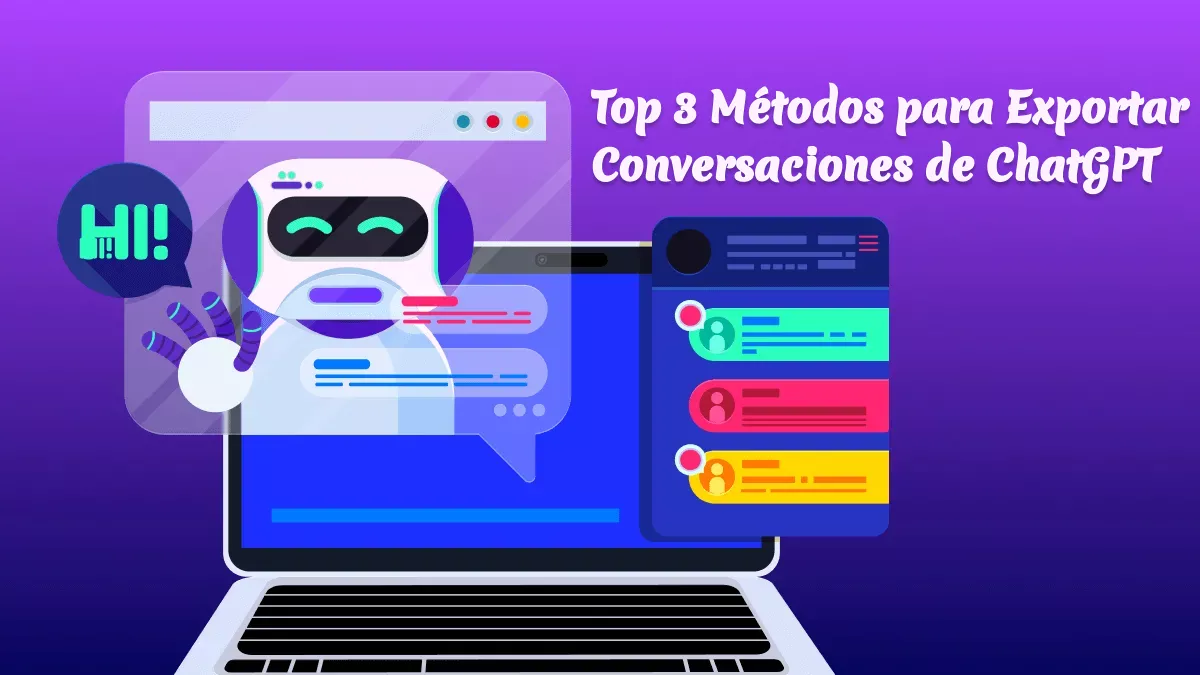 Top Tres Métodos para Guardar/Exportar Conversaciones de ChatGPT