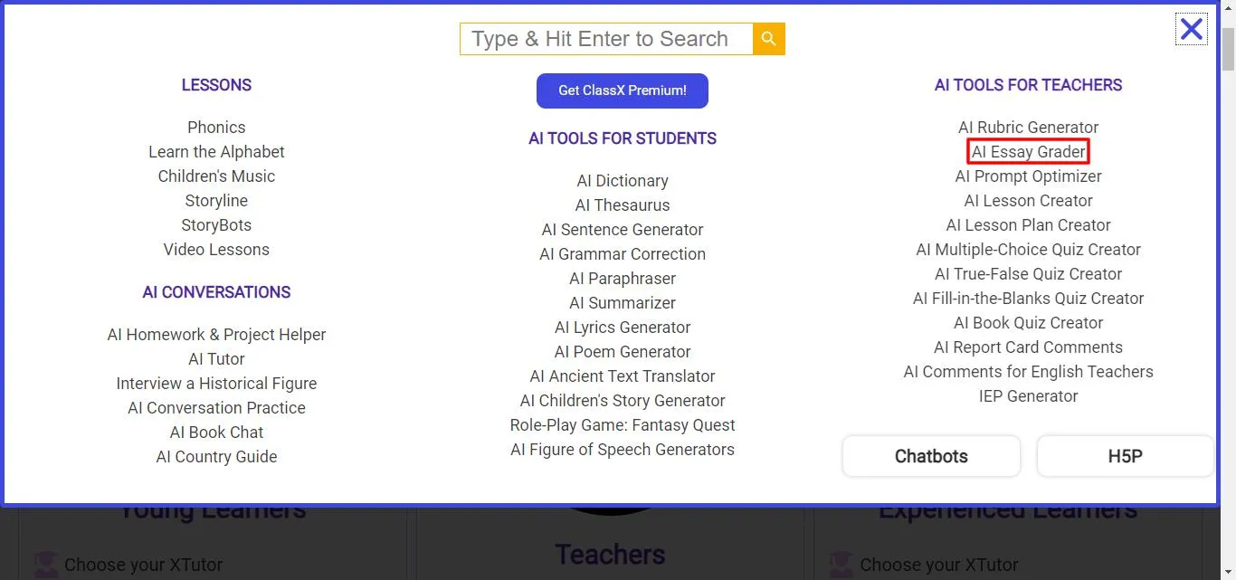 select ai essay grader.