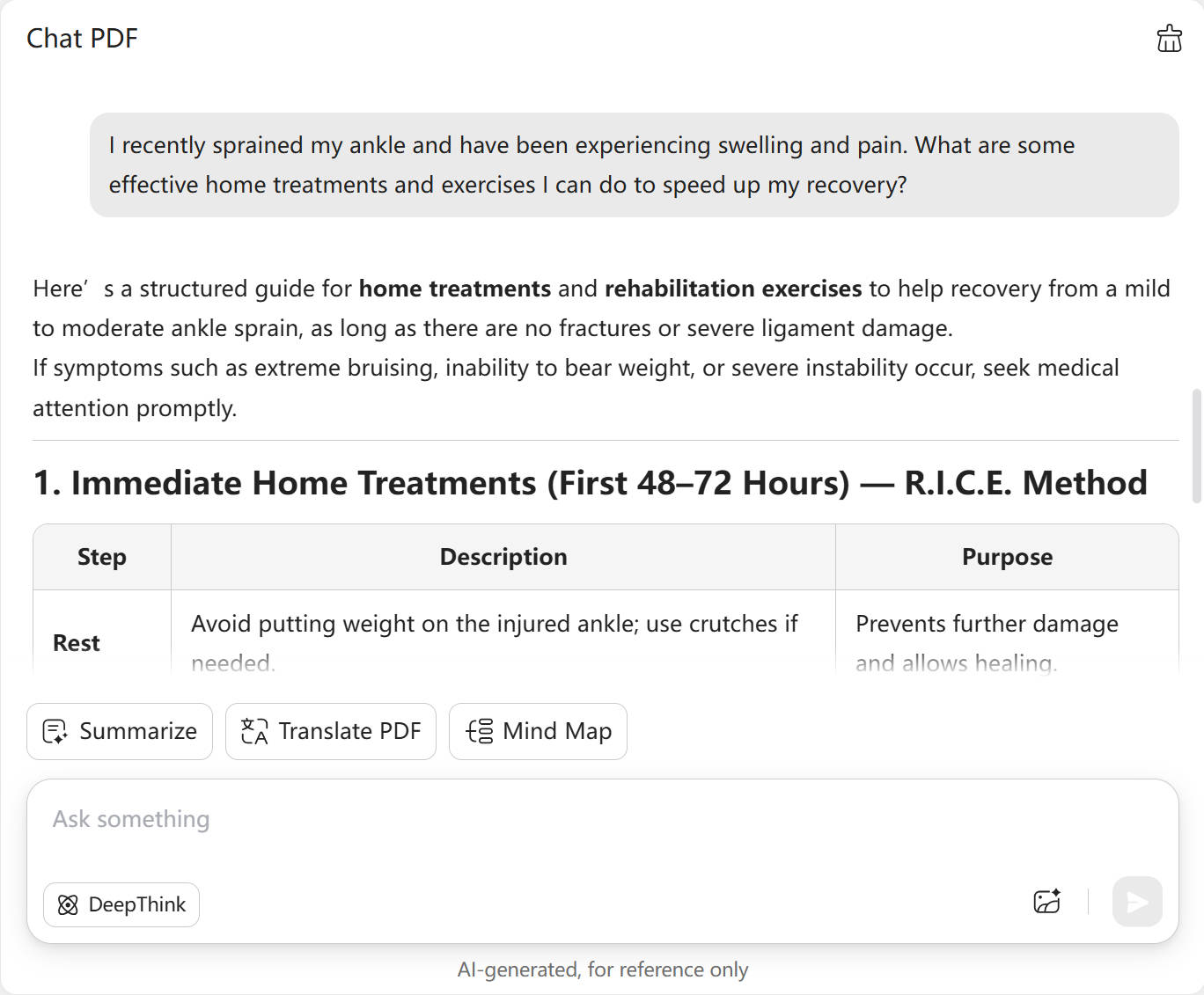 how is ai used in healthcare updf ai give suggestions