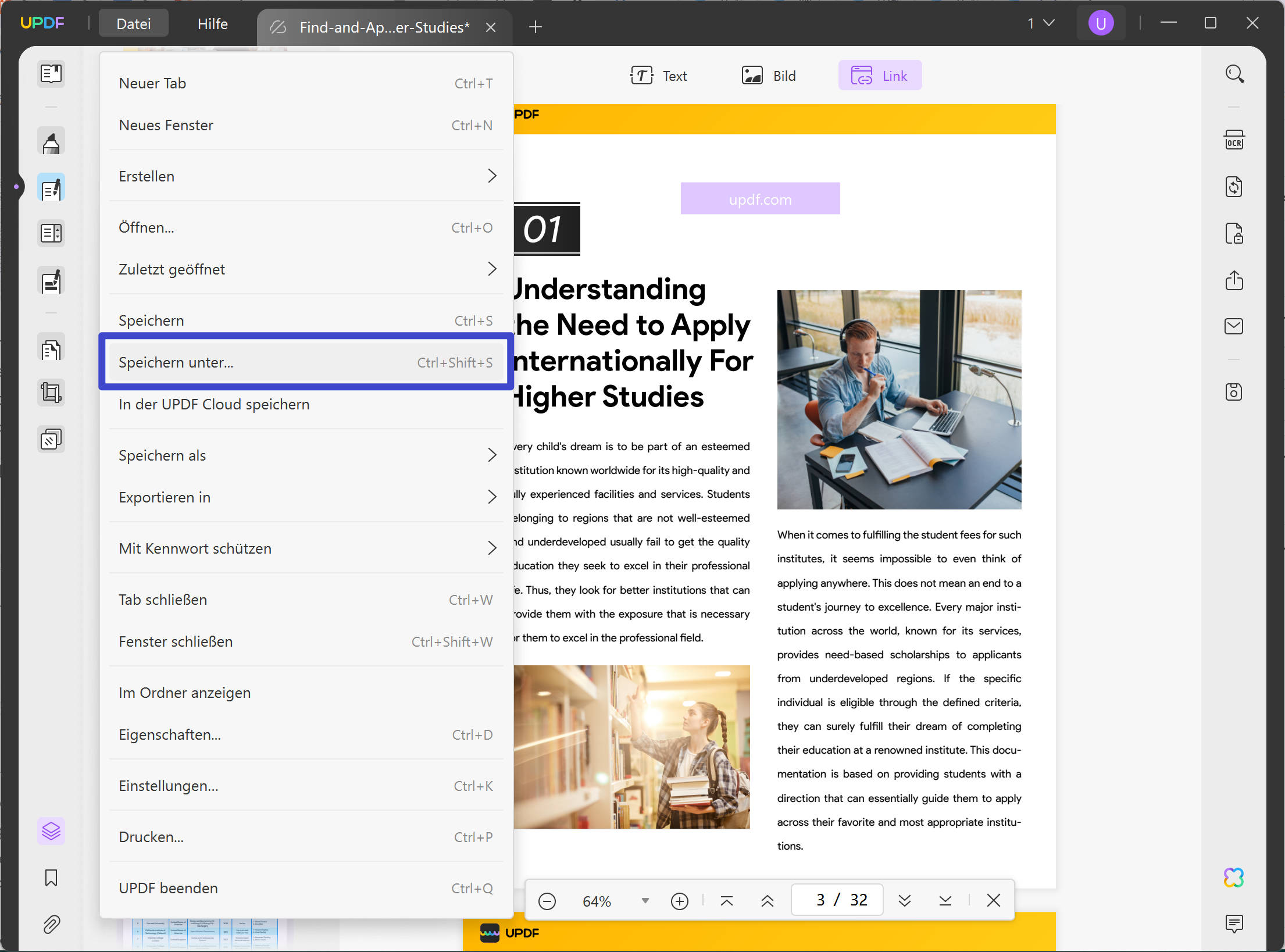Excel in PDF einbetten Offline und OnlineMethoden UPDF