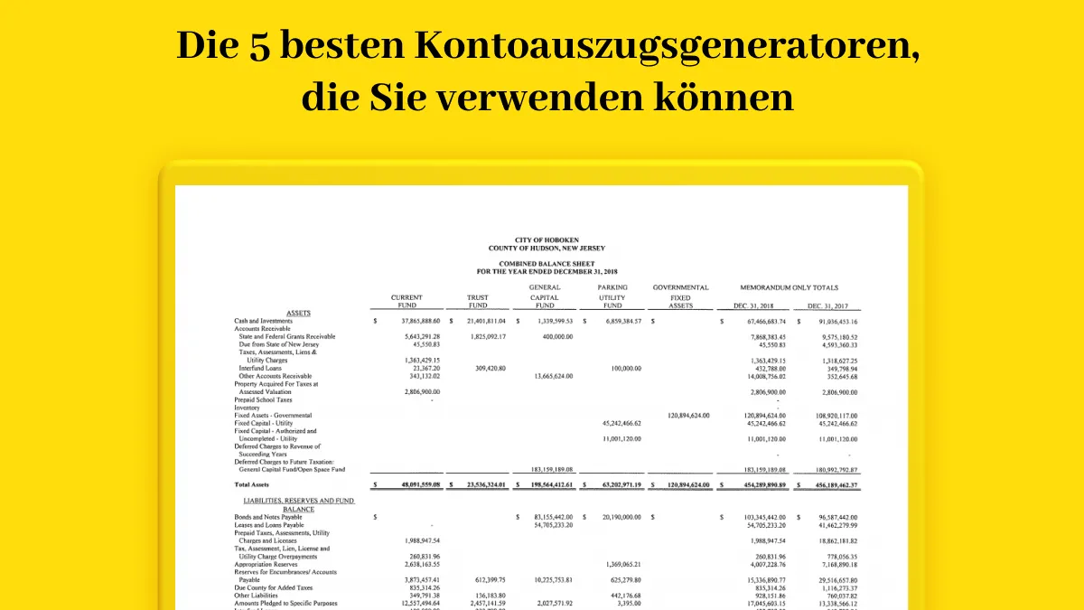 Die 5 besten Kontoauszugsgeneratoren, die Sie verwenden können