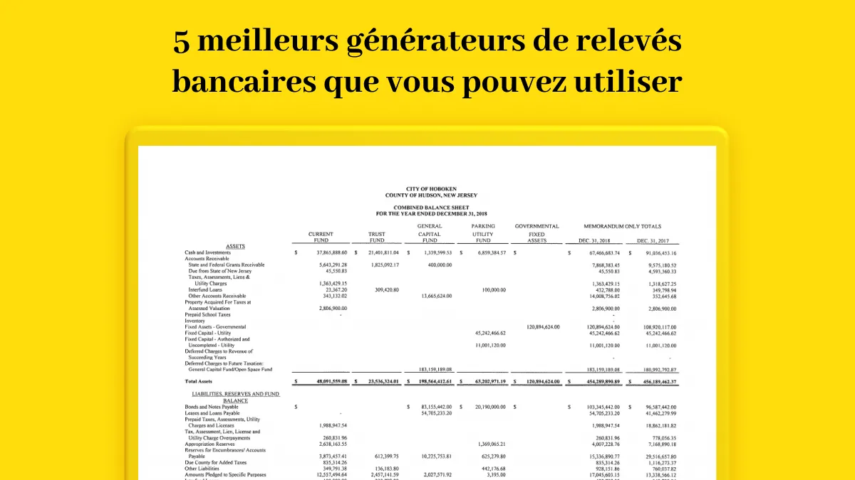 5 meilleurs générateurs de relevés bancaires que vous pouvez utiliser