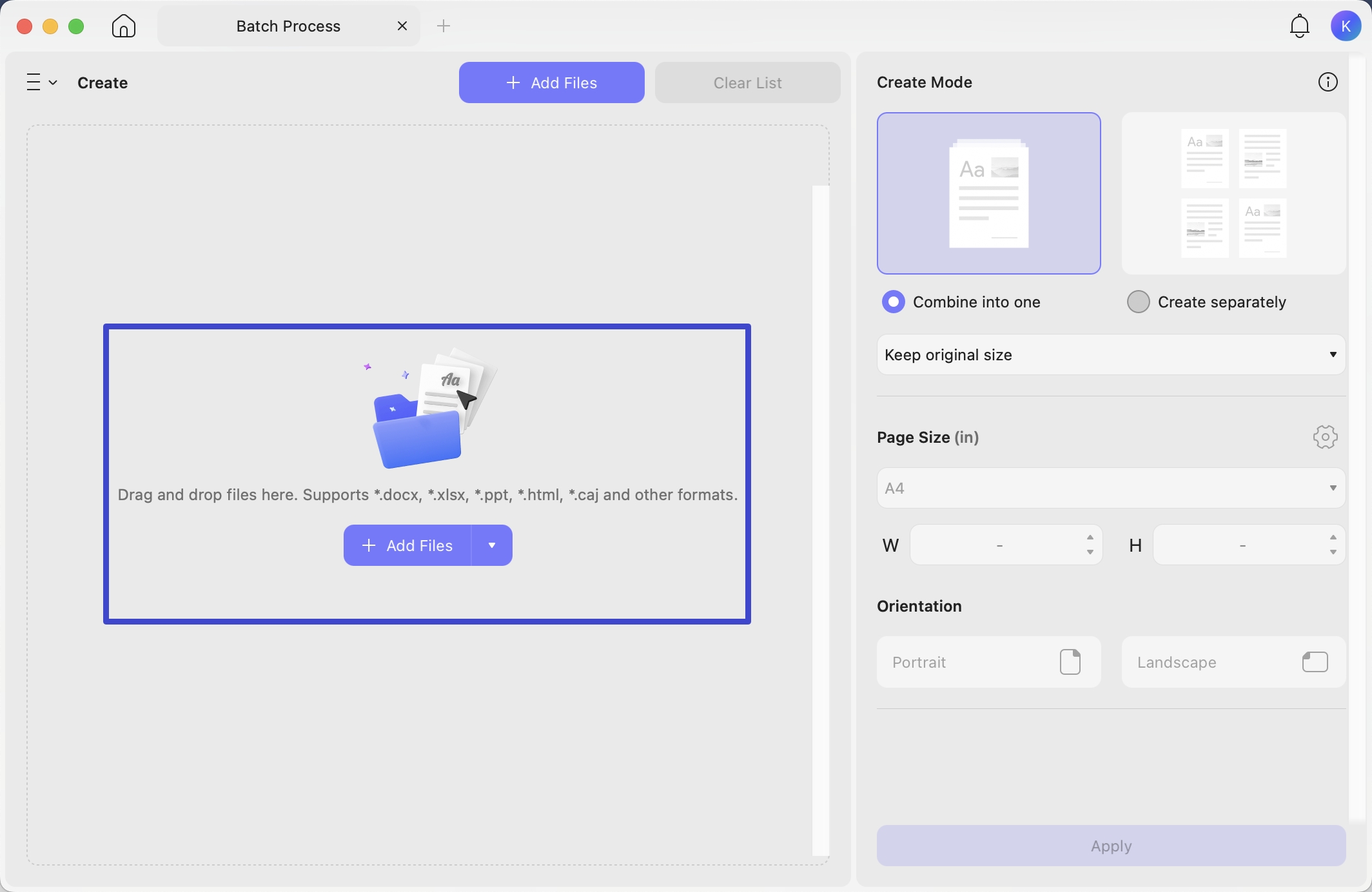 batch create 2
