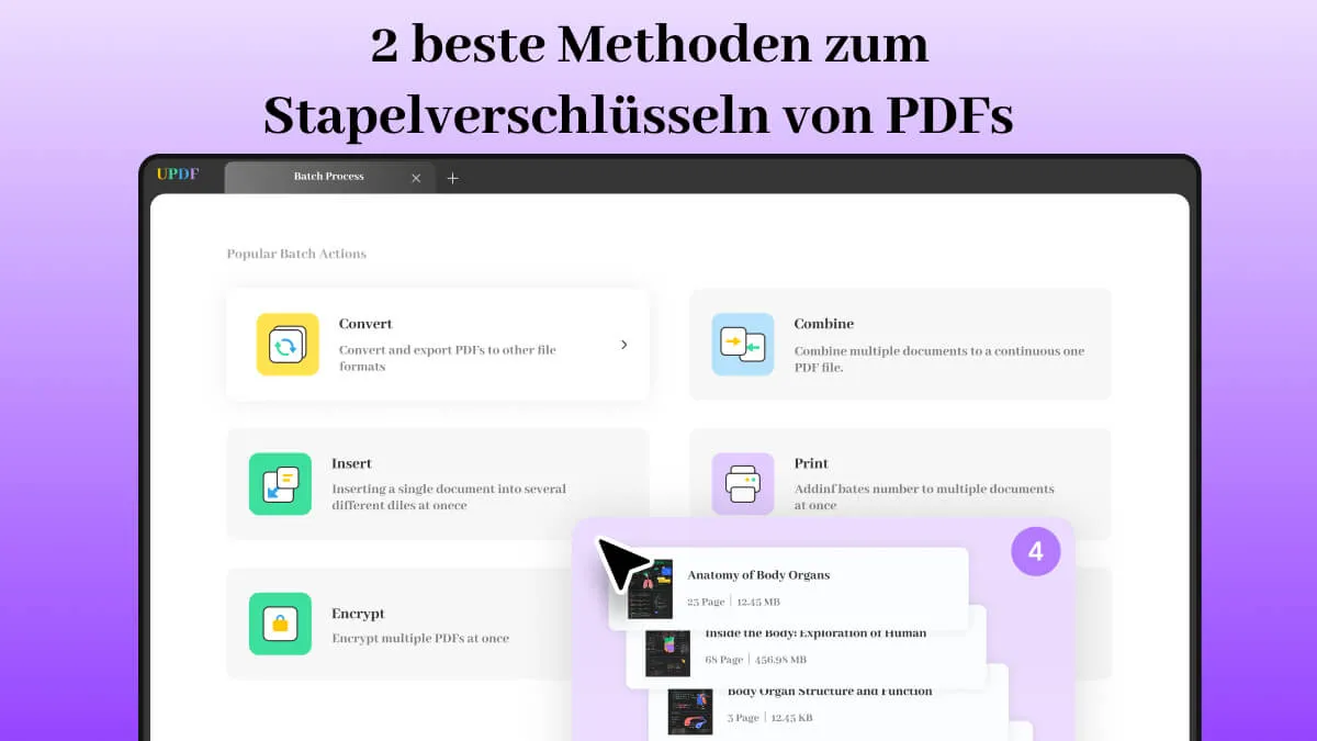 2 beste Methoden zum Stapelverschlüsseln von PDFs  