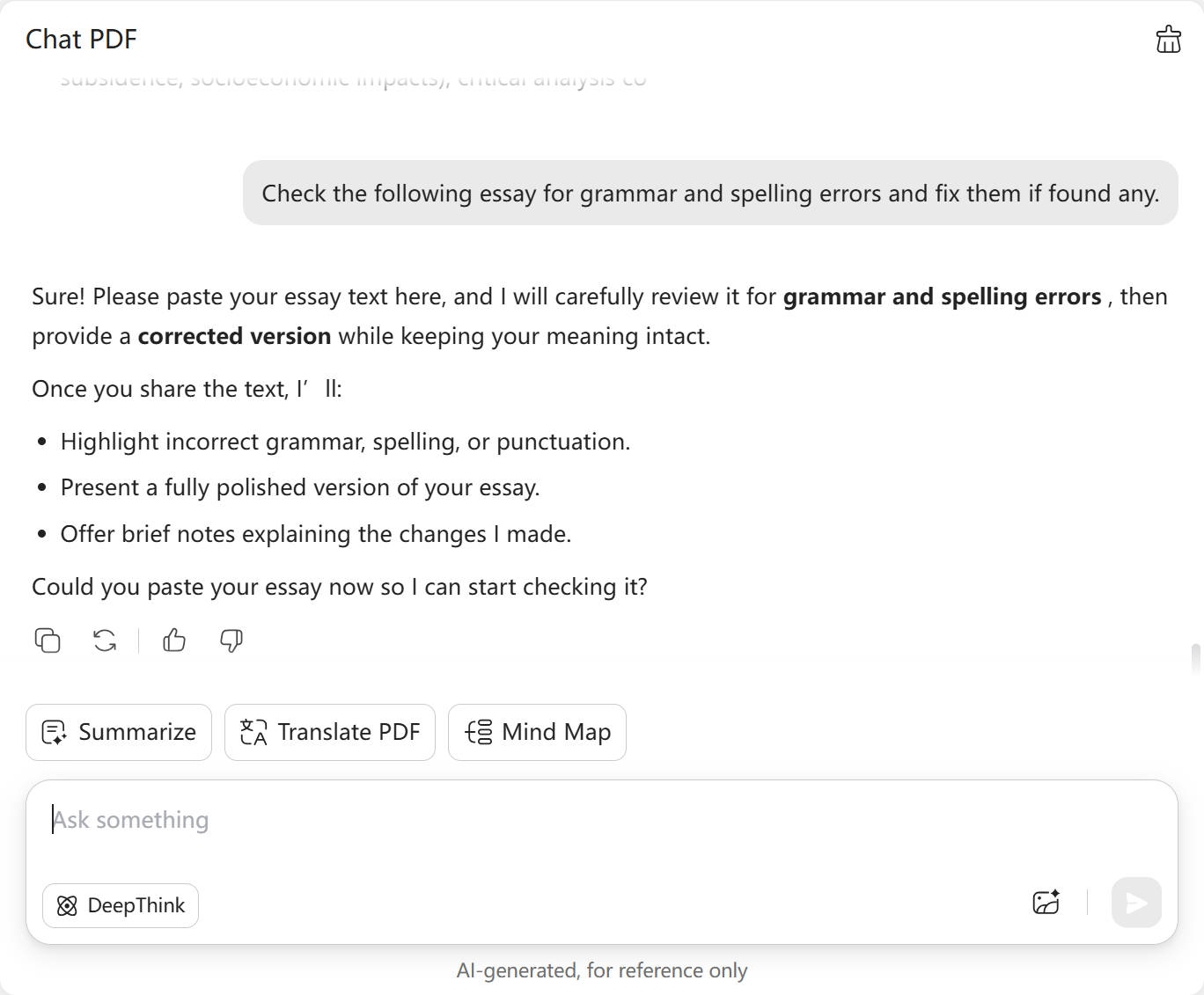 check grammar and spelling