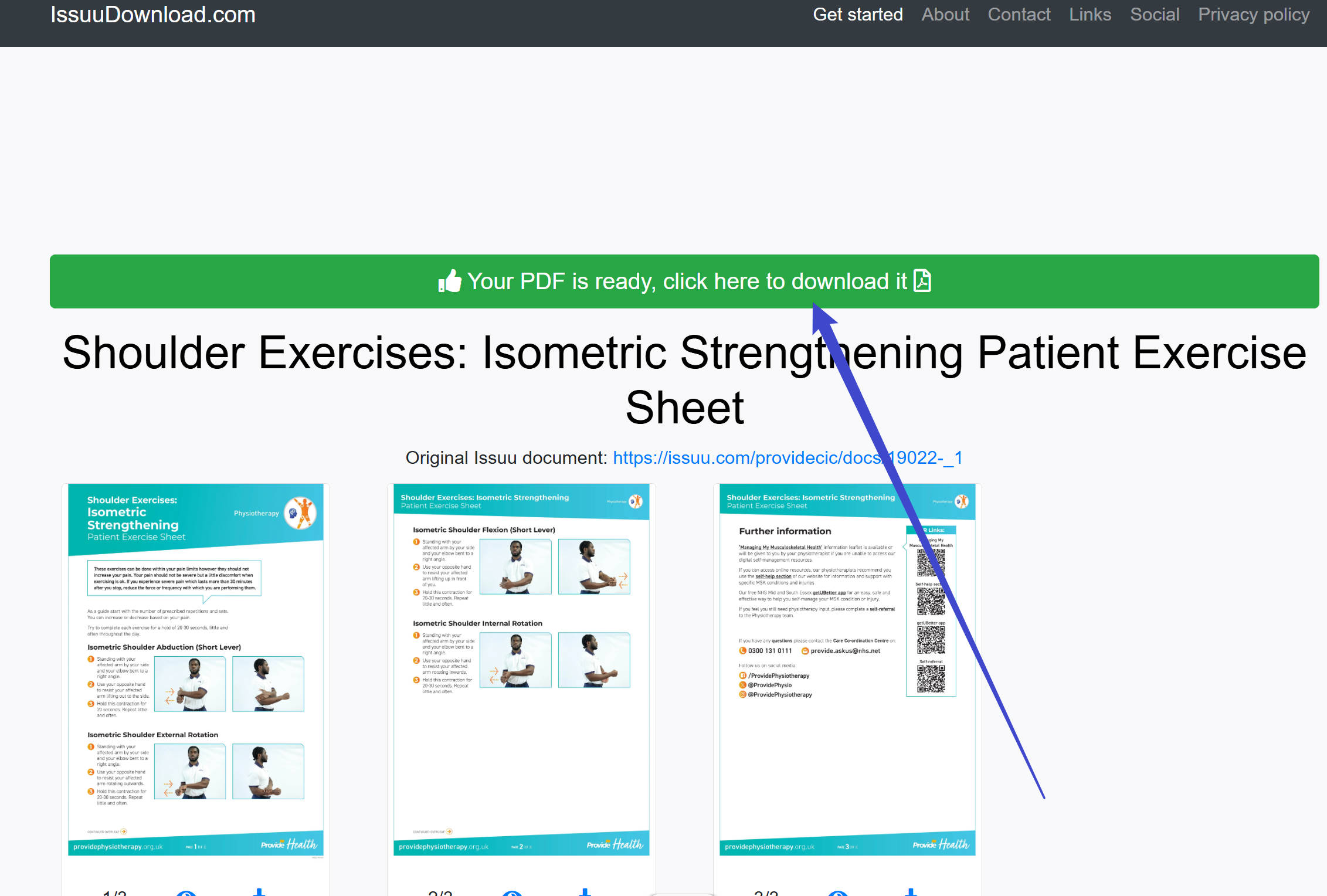 click to download with issuu download