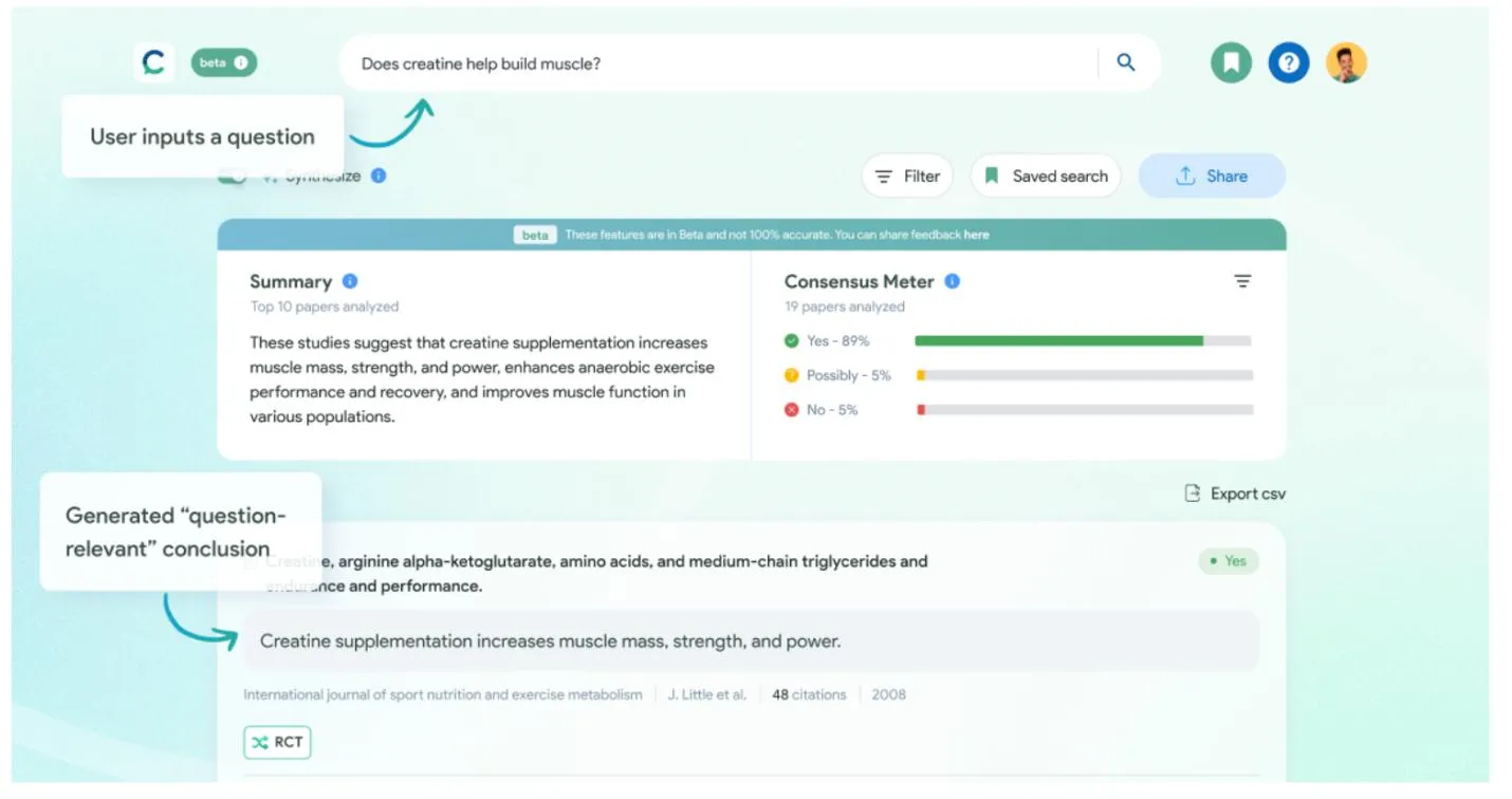 consensus ai support