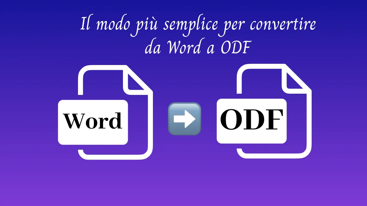 Convertire uno o più Word in ODF? UPDF fa tutto!