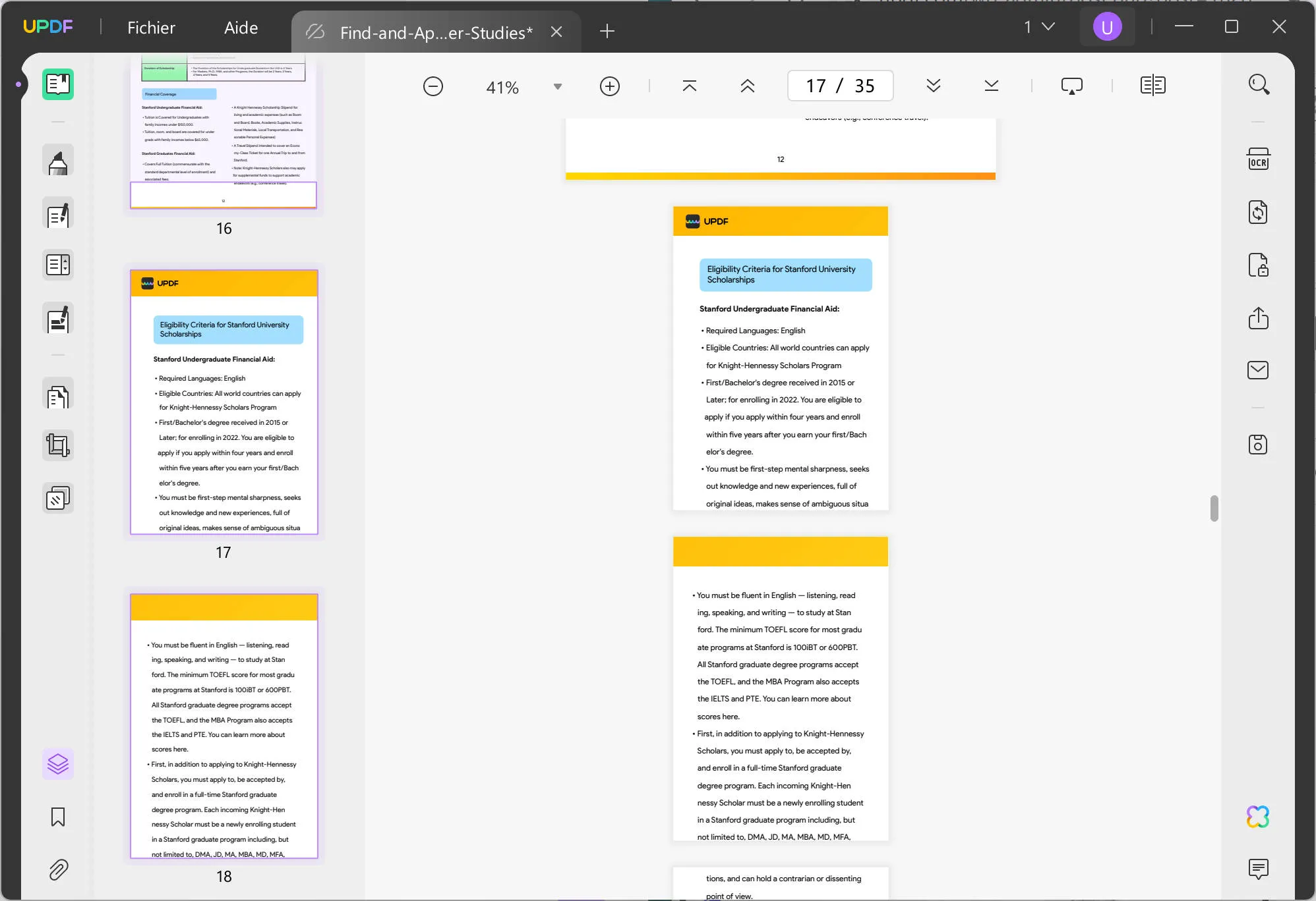 diviser le pdf par taille cliquez sur diviser