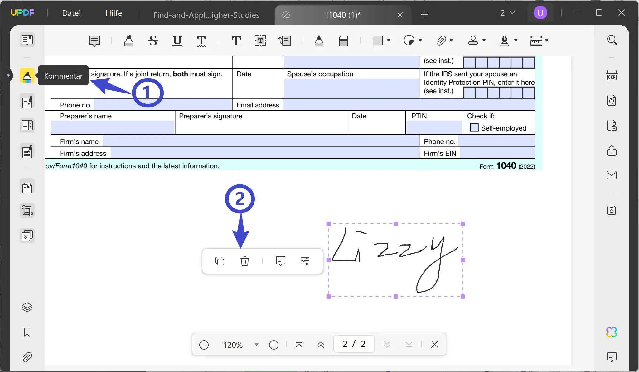 PDF Cleaner-Signaturen