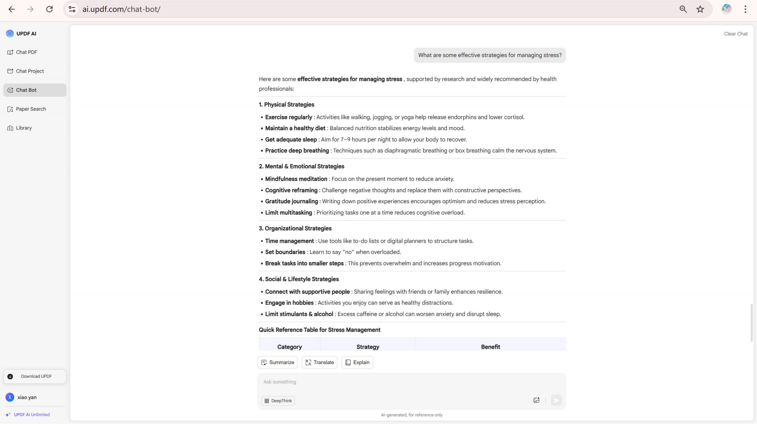 consensus ai updf ai search