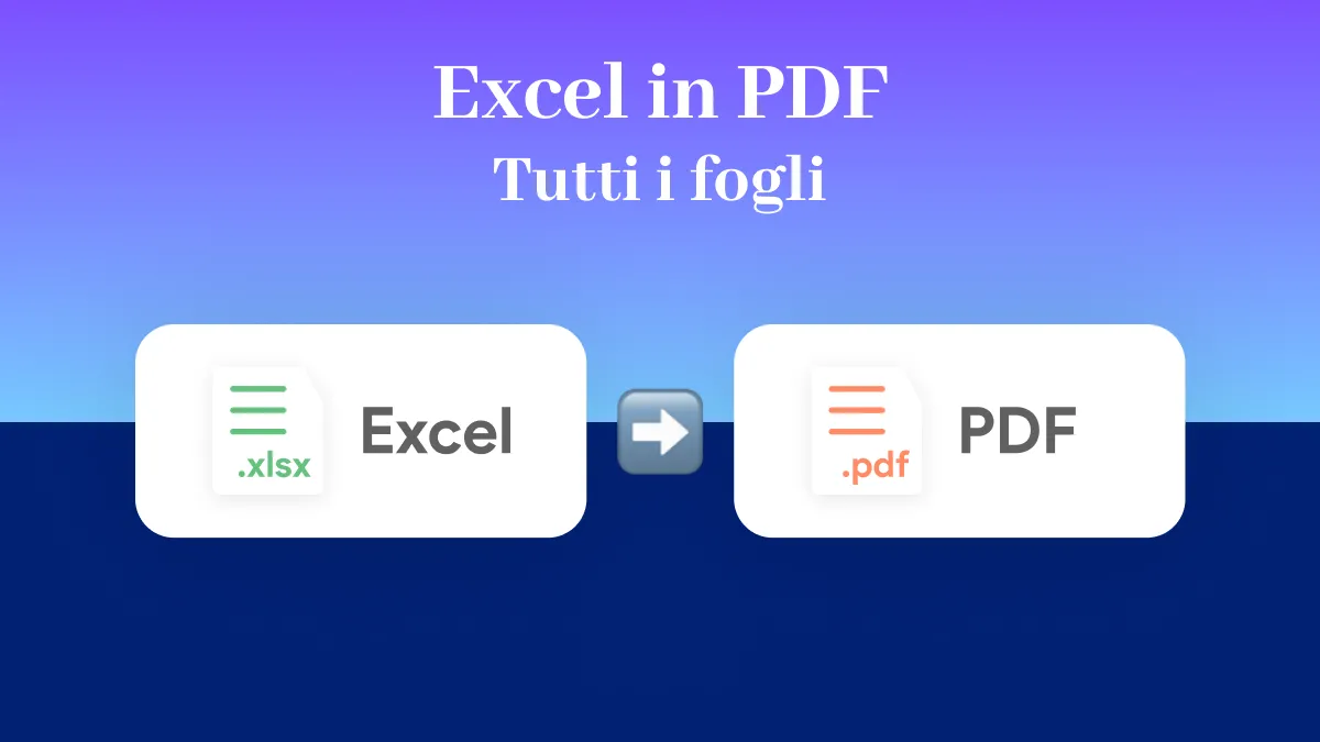 Come esportare tutti i fogli di Excel in PDF: una guida completa