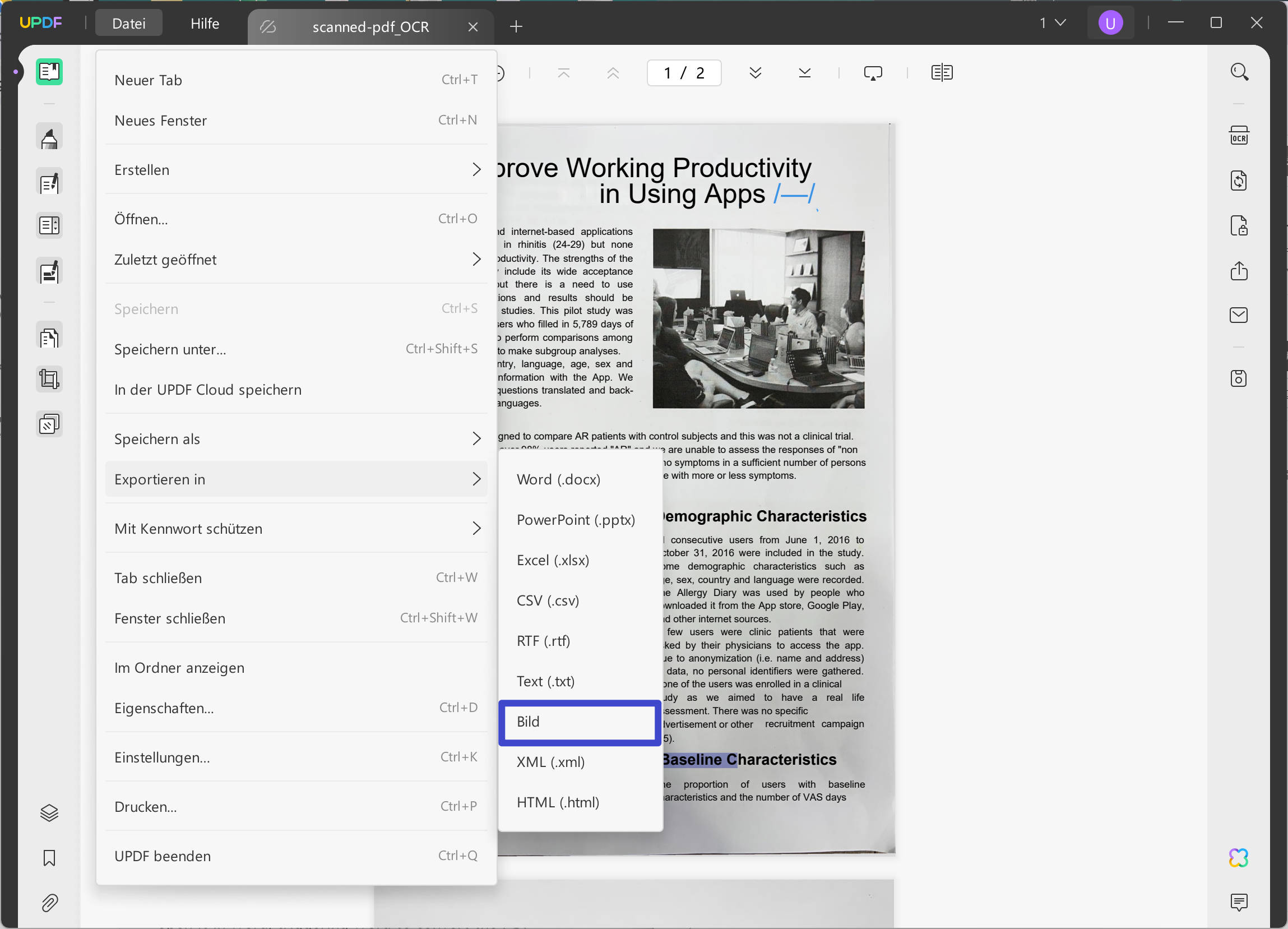 Wie Kann Ich Word In Pages Umwandeln Mit Word Bilder in Text umwandeln – 2 einfache Methoden | UPDF