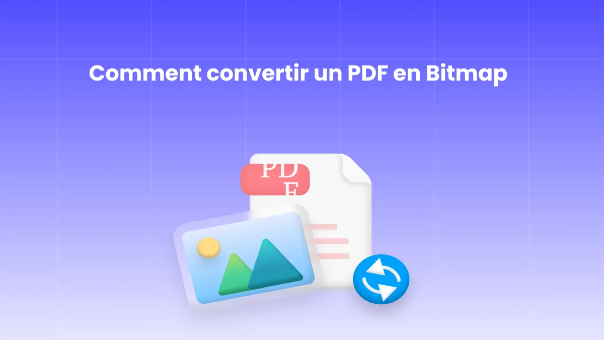 Comment convertir un PDF en Bitmap simplement