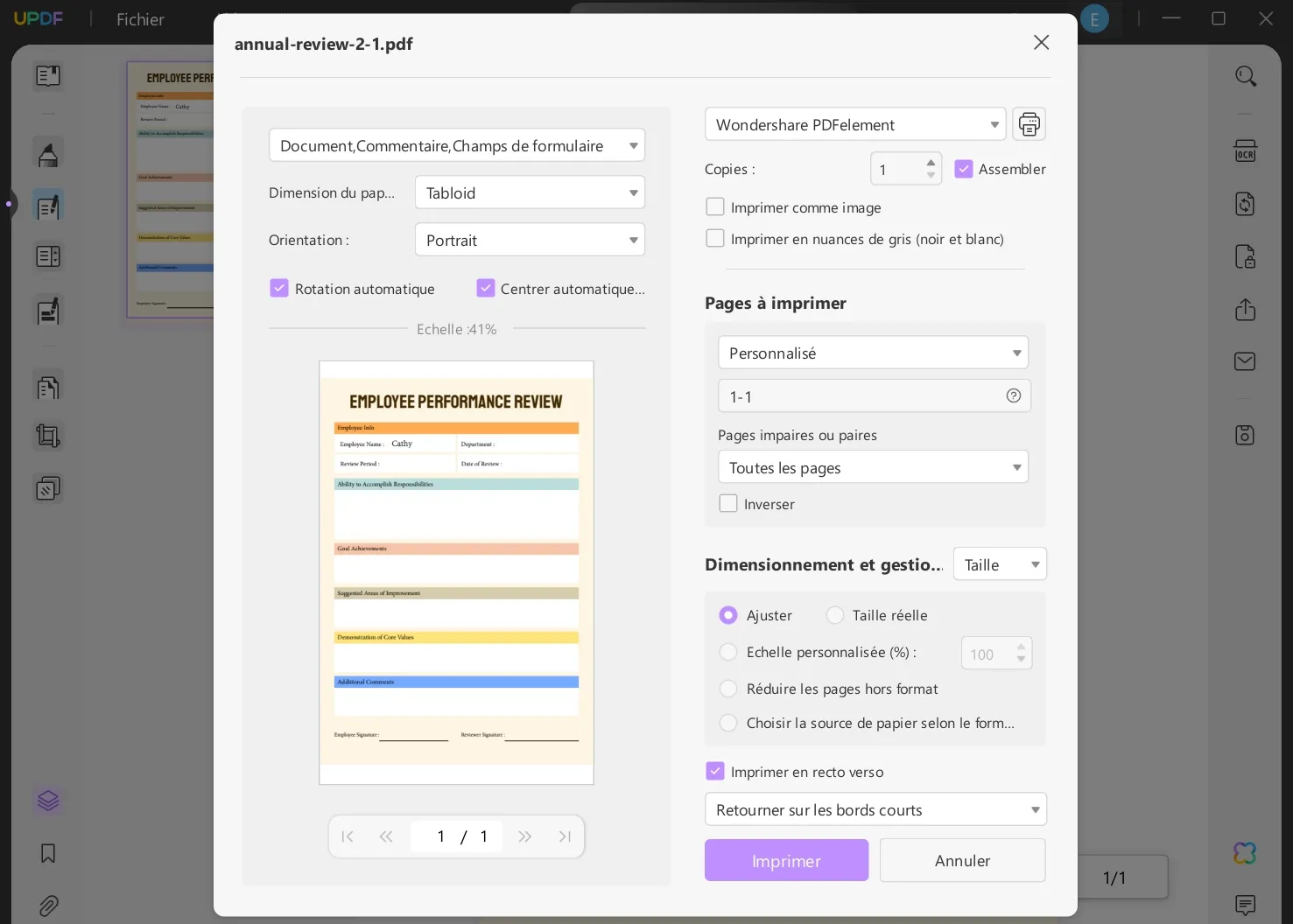 impossible d imprimer un pdf protégé