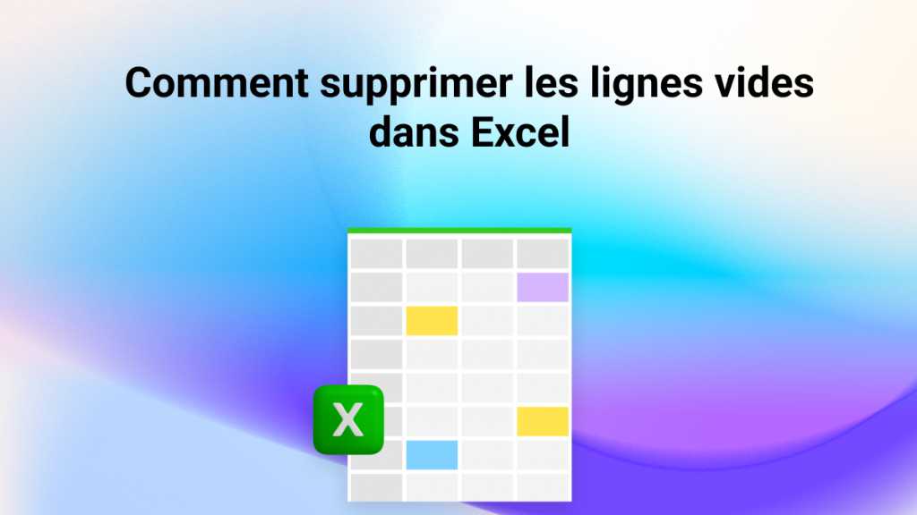 8 méthodes pour supprimer les lignes vides dans Excel UPDF