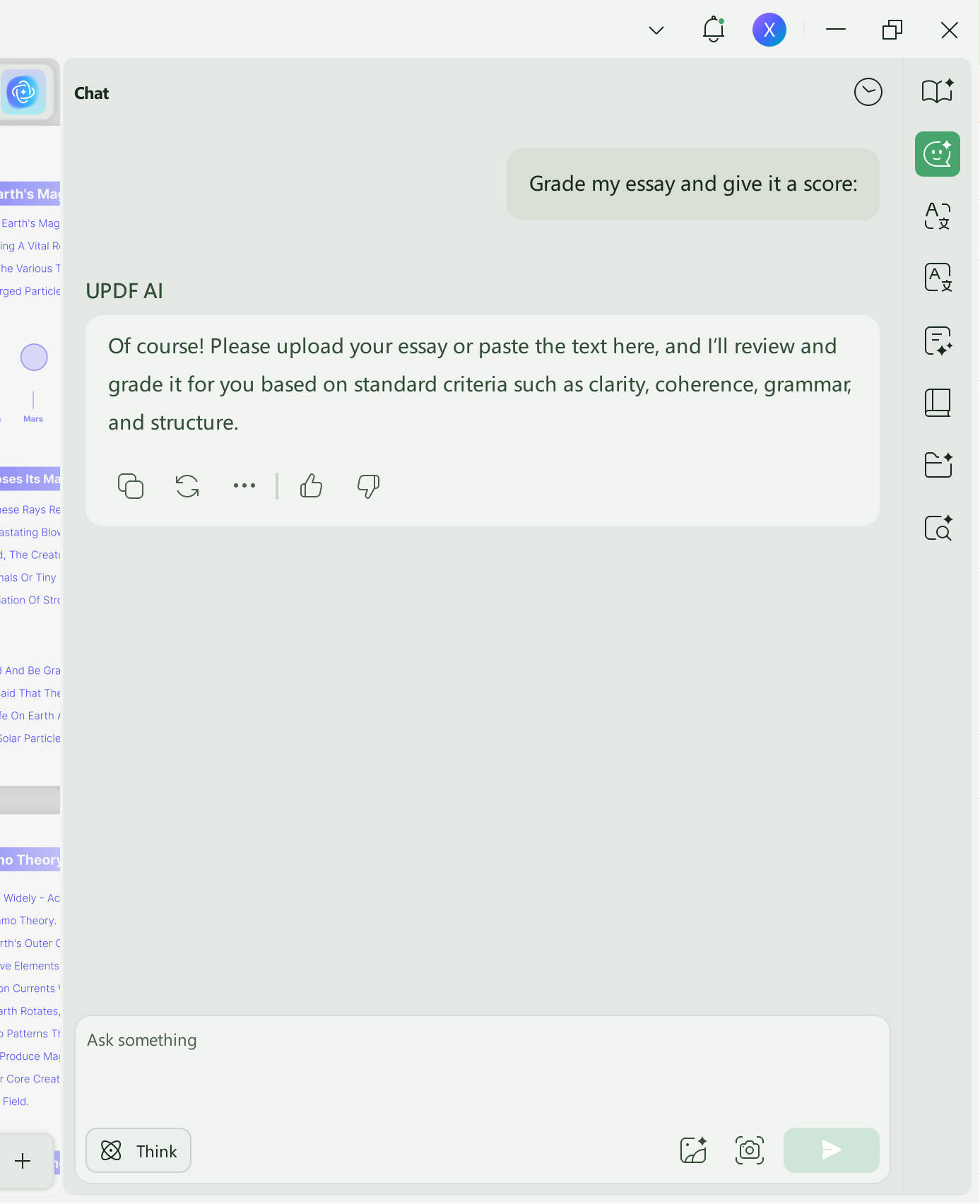 enter prompt and copy/paste the essay.