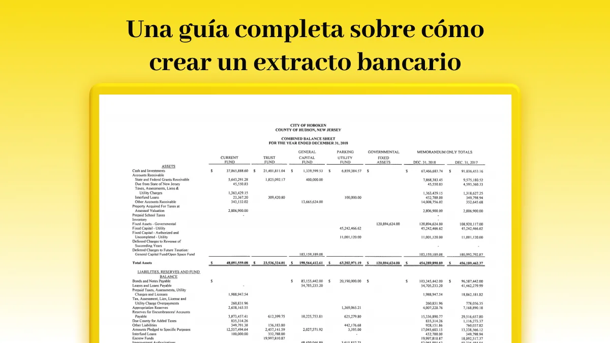 Una guía completa sobre cómo crear un extracto bancario