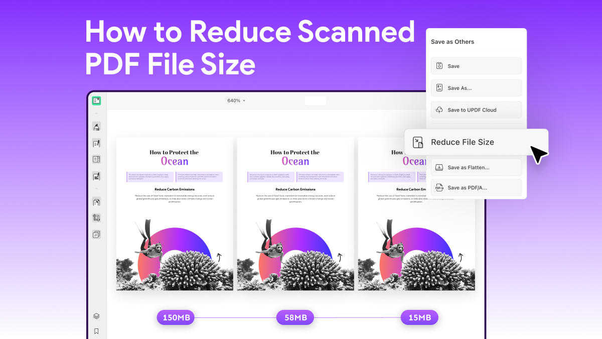 reduce scanned pdf file size online