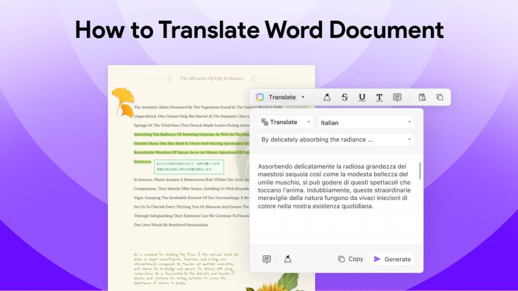 4 Easiest Ways to Translate a Word Document |UPDF