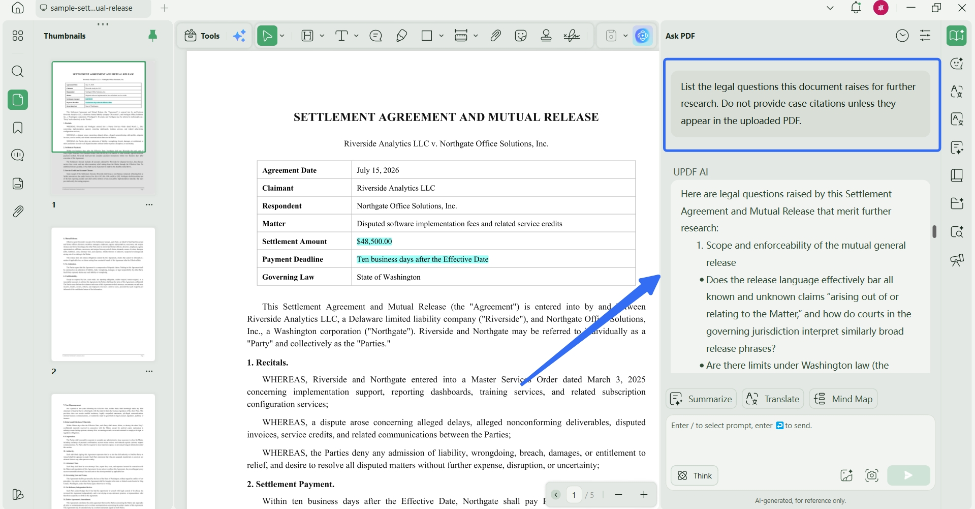 how to use ai as a lawy prompts