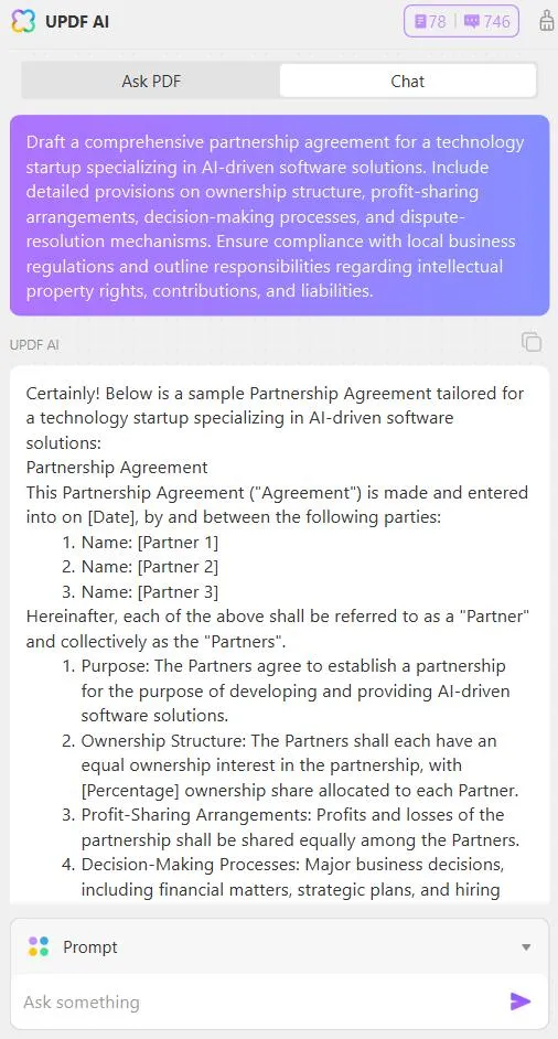 how to use ai as a lawyer generating contracts