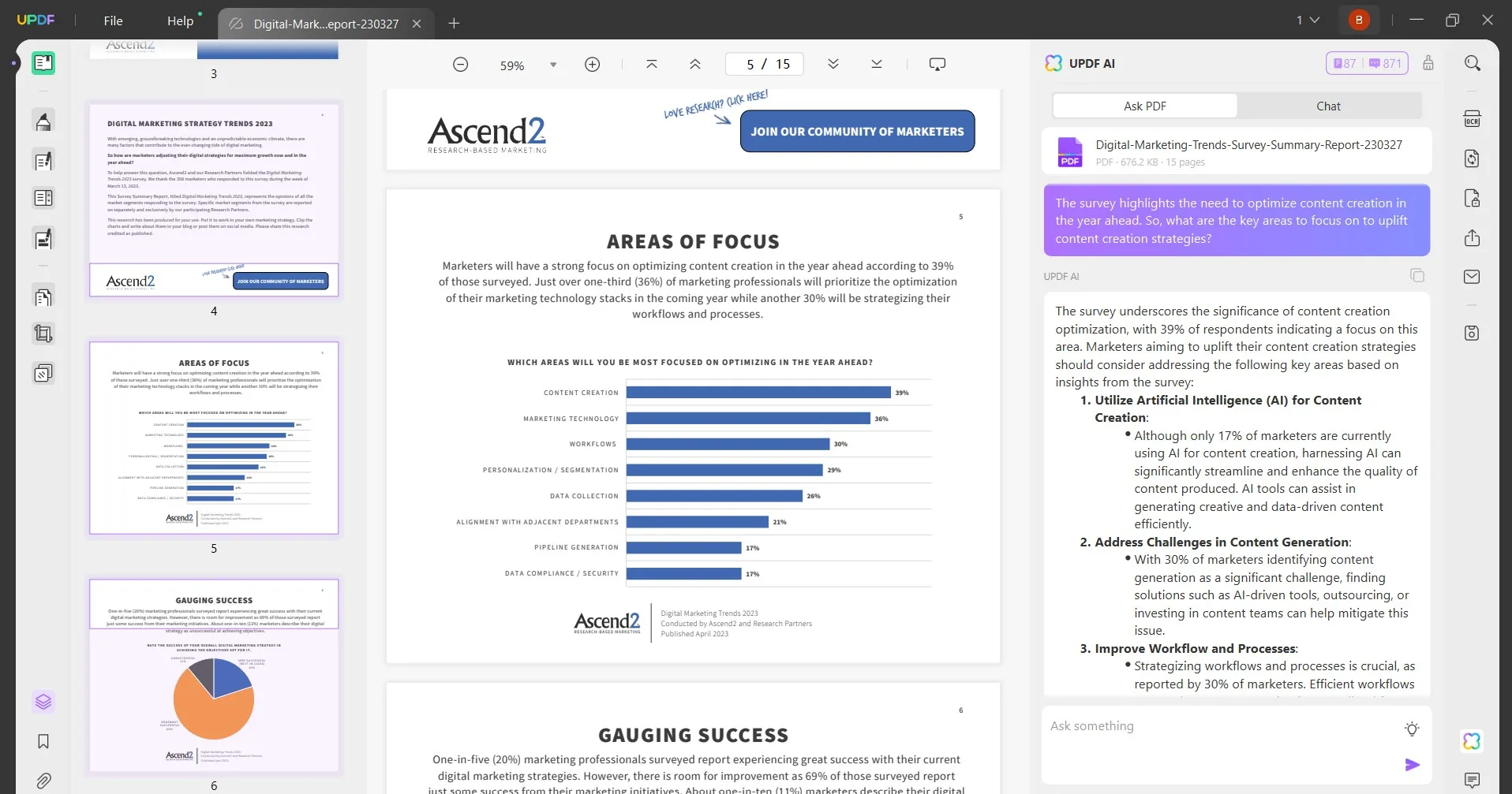 how to use ai in marketing market analysis