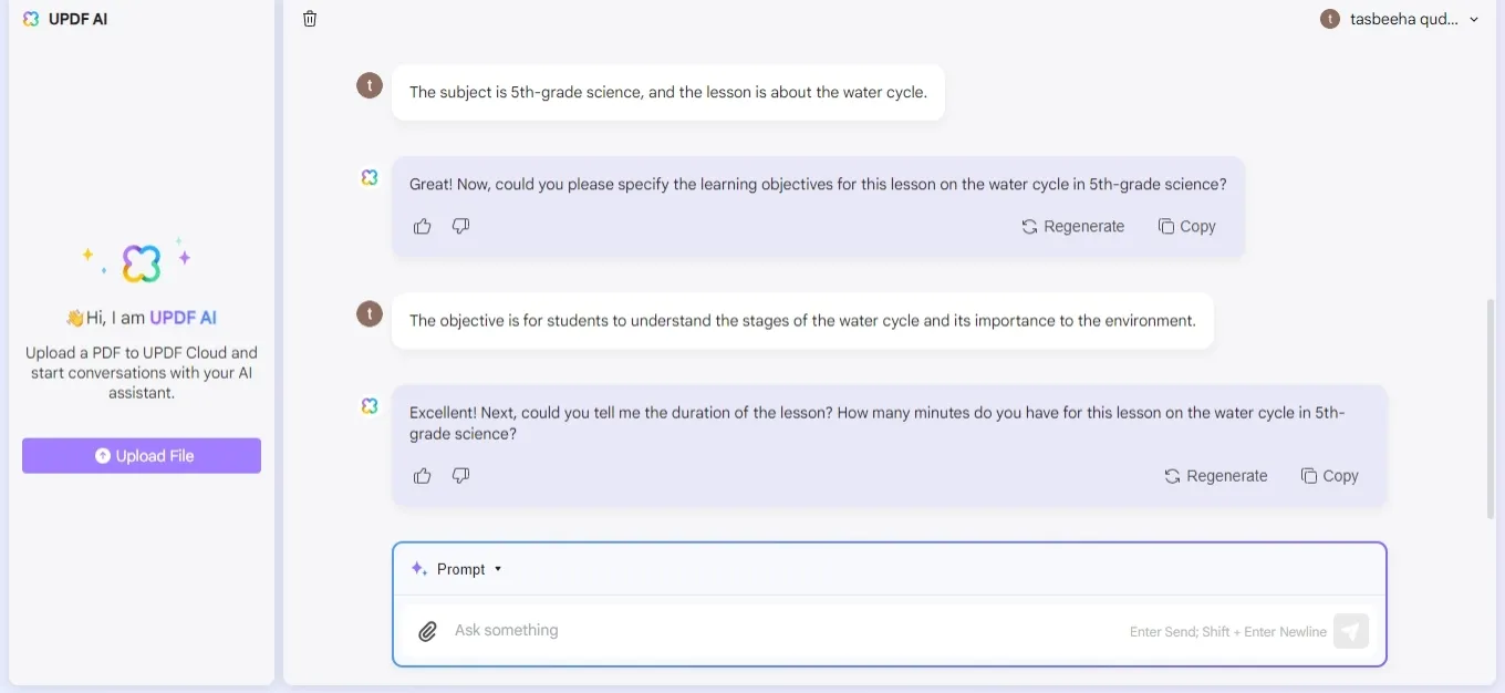 how to use ai in teaching specify learning objectives