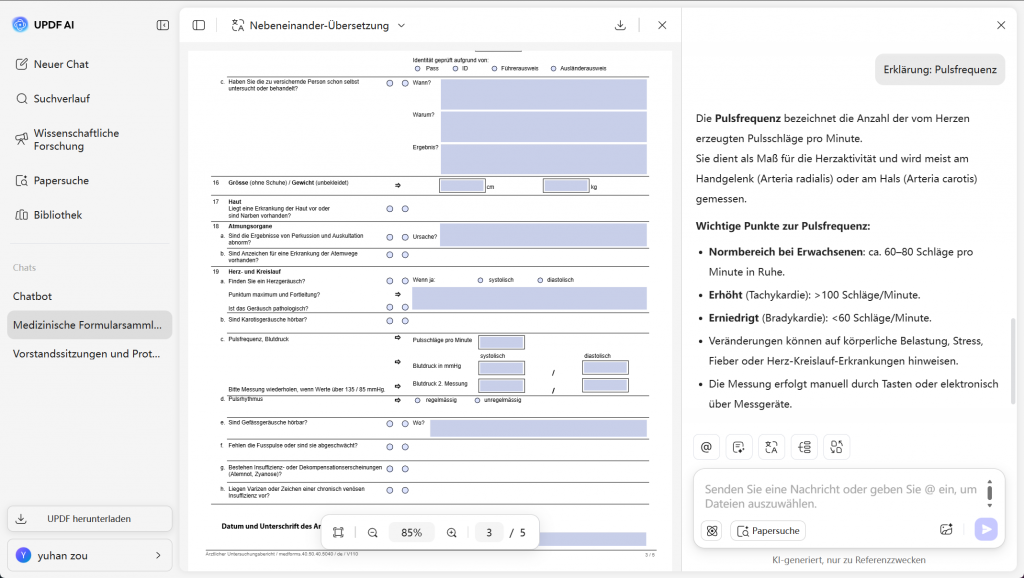 Schwierige Ausdrücke im PDF erklären