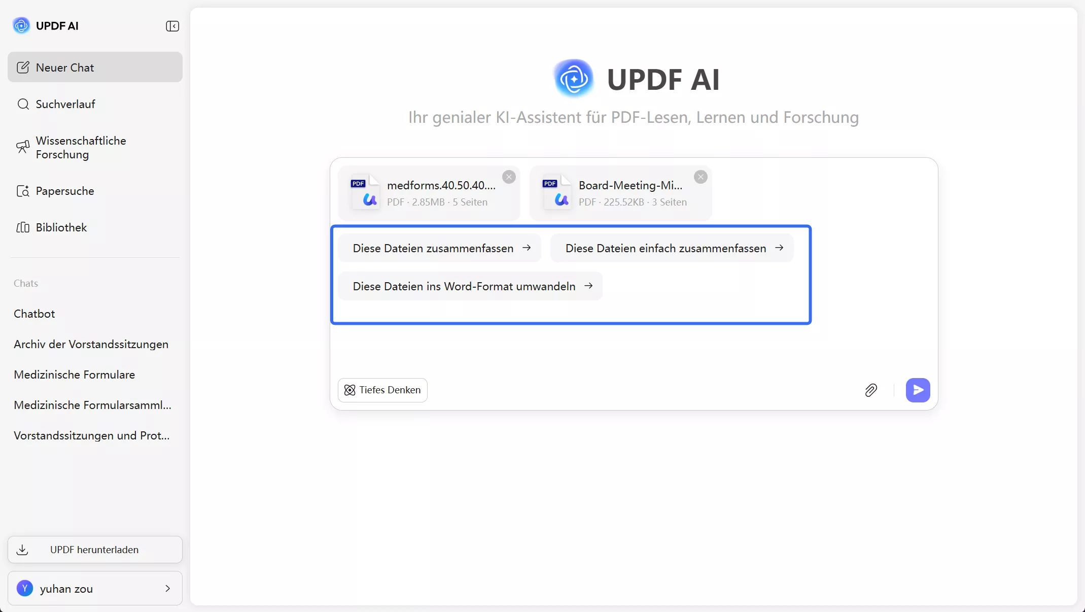 Standardeingabeaufforderungen